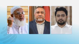 বিরোধী দলীয় নেতা শফিকুর রহমান, উপনেতা তাহের, চিফ হুইপ নাহিদ