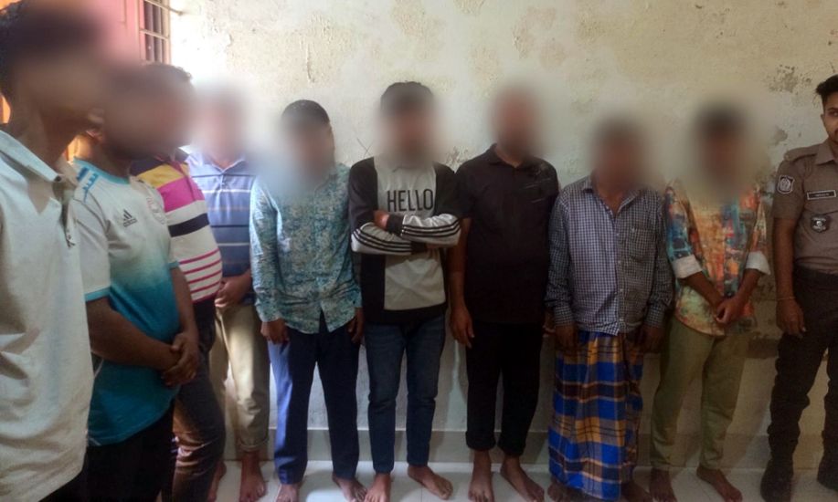 সিলেটে নরসিংদী ও নারায়ণগঞ্জ সিন্ডিকেটের ৯ সদস্য আটক