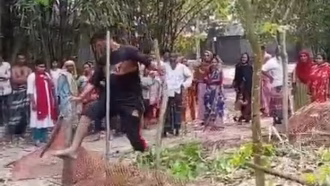 গাইবান্ধায় জমি বণ্টন নিয়ে ক্ষোভ, বাবার কবর ভাঙচুর