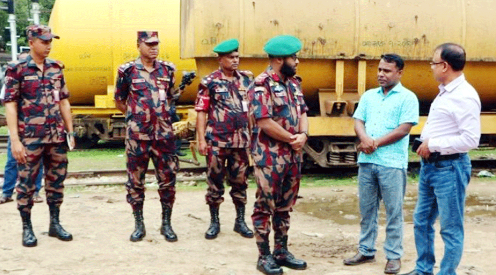 শ্রীমঙ্গলে তেল ডিপোতে বিজিবির কড়া নজরদারি