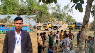 সিলেটে বেড়িবাঁধ প্রকল্পে চাঁদা দাবি, ছাত্রদল নেতা আটক