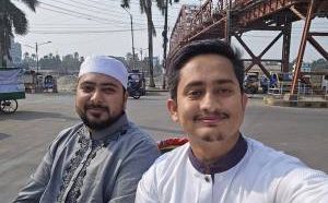 সিলেটে রিকশায় ঘুরছেন নাহিদ ও সারজিস