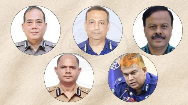 নৌ-পুলিশের প্রধানসহ ৫ অতিরিক্ত আইজিপি বাধ্যতামূলক অবসরে