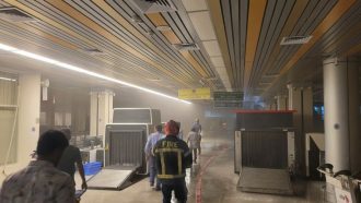 ওসমানী বিমানবন্দরের ইমিগ্রেশন সার্ভার রুমে আগুন