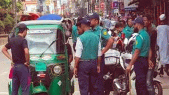 সিলেটে ১২০ যানবাহনের বিরুদ্ধে পুলিশের ব্যবস্থা