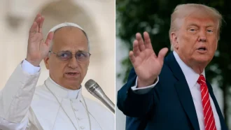 পোপ লিওকে ধর্মগুরু হিসেবে দেখতে চান না ট্রাম্প