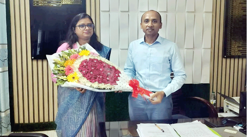 জৈন্তাপুরের নতুন ইউএনও সুনন্দা রায়, দায়িত্ব নিয়েই সেবার আশ্বাস