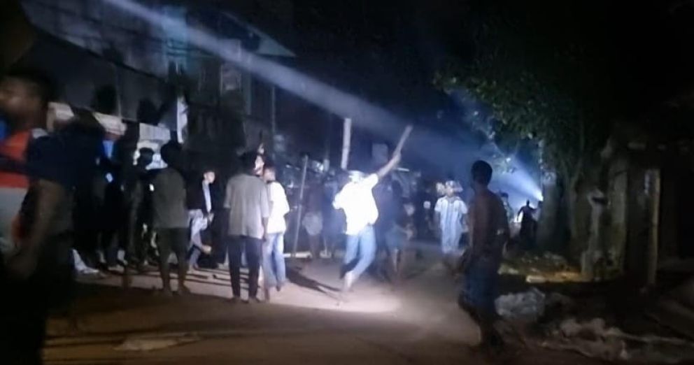 হবিগঞ্জে টর্চ জ্বালিয়ে চার গ্রামবাসীর রক্তক্ষয়ী সংঘর্ষ