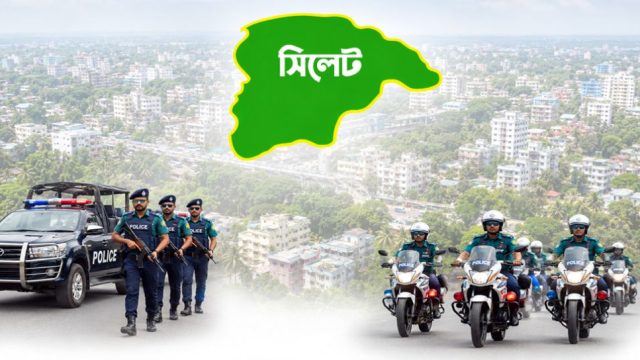 সিলেটে প্রায় ২শ’ যানবাহনের বিরুদ্ধে ব্যবস্থা নিল পুলিশ