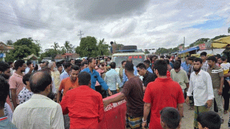 সিলেট-ঢাকা মহাসড়ক অবরোধ