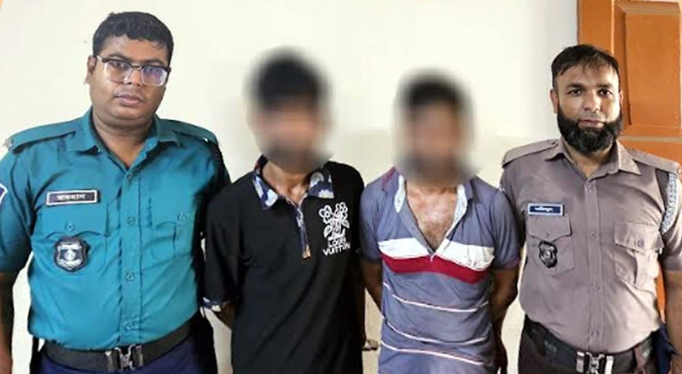সিলেটের মাদক আস্তানায় পুলিশের হানা, ২ জন গ্রেফতার