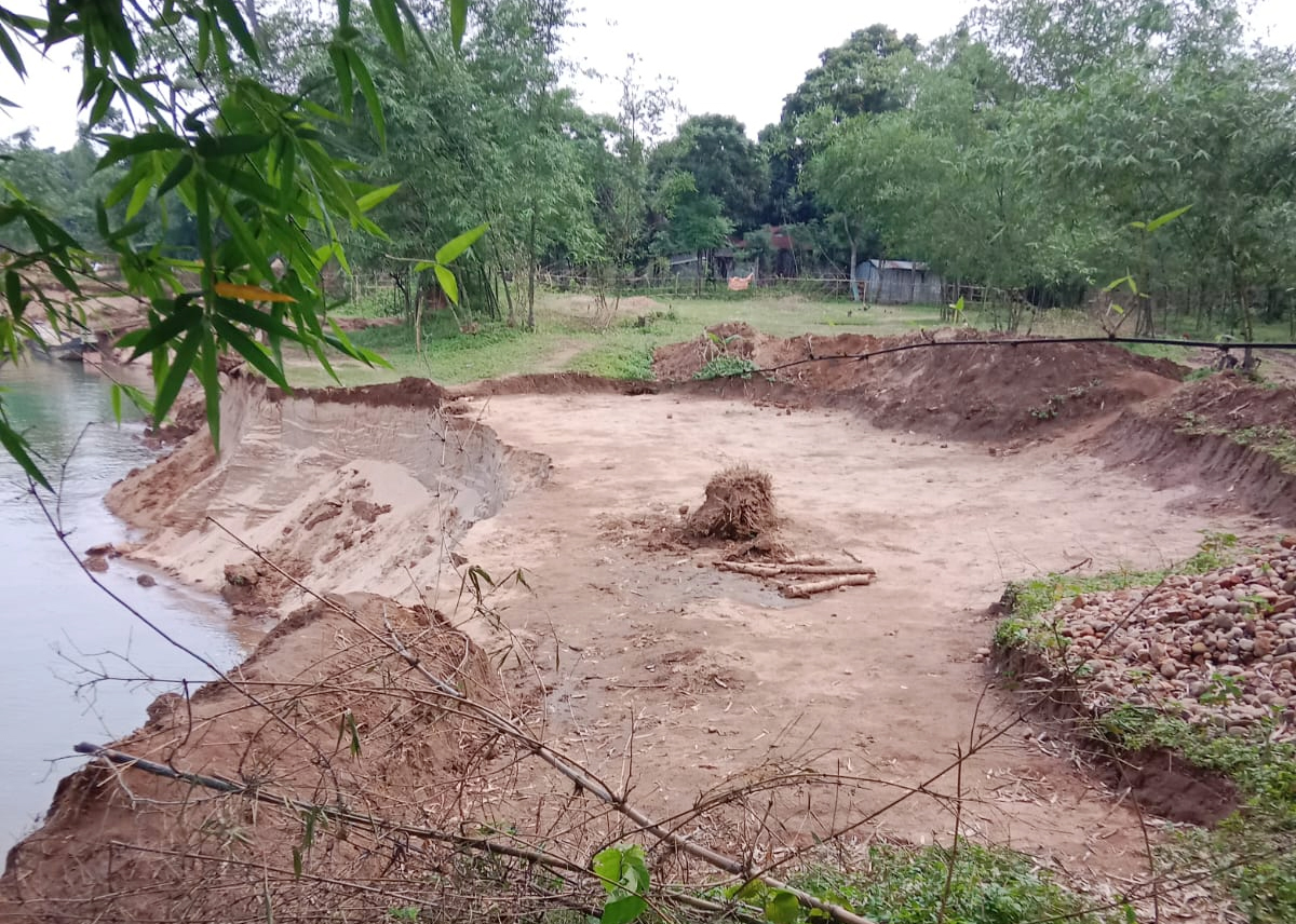 তাহিরপুরে বালু ও গাছ কাটার ঘটনায় ১৫ জনের বিরুদ্ধে মামলা