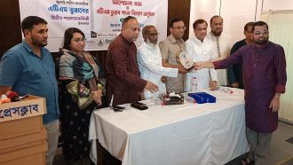 সিলেট প্রেসক্লাব সাংবাদিক এটিএম তুরাব স্মৃতি পদক’ পেলেন আবদুল কাদের তাপাদার