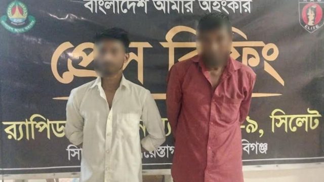 র‌্যাবের ধাওয়া থেকে বাচঁতে পারলেন না মুজাহিদ ও হাবিবুর