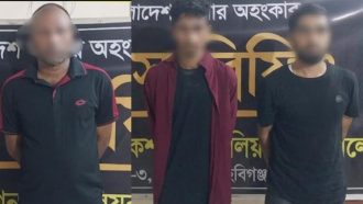 সিলেটে ডাকাতির শিকার পরিবার, র‌্যাবের হাতে গ্রেফতার ৩