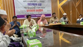 জুলাই আন্দোলন ছাত্র-জনতার বীরত্বের স্মারকস্তম্ভ: বিয়ানীবাজারের ইউএনও