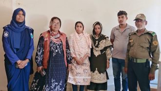 কমলগঞ্জে বিএসএফের পুশইন করা দুই নারীসহ ৩ বাংলাদেশি আটক