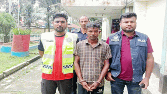 শাল্লায় ওয়ারেন্টভুক্ত আসামী তাজেল গ্রেফতার
