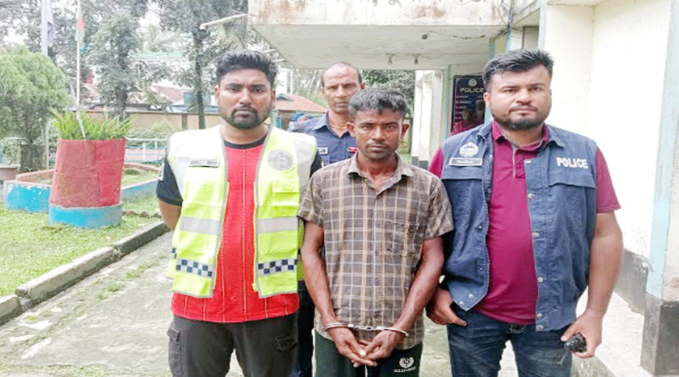 শাল্লায় ওয়ারেন্টভুক্ত আসামী তাজেল গ্রেফতার