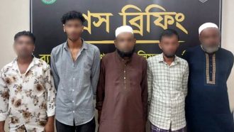 হত্যা করে পলাতক ছিলেন তারা, সিলেট র‌্যাব ধরলো ৫জনকে