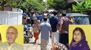 সিলেটে হ ত্যা কা ণ্ড: ঘরের দরজা ছিল বন্ধ, নিচ দিয়ে গড়িয়ে বেরুচ্ছিল রক্ত