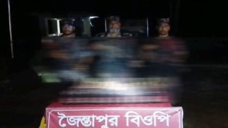 জৈন্তাপুরে বিজিবির অভিযানে মা দ ক জব্দ