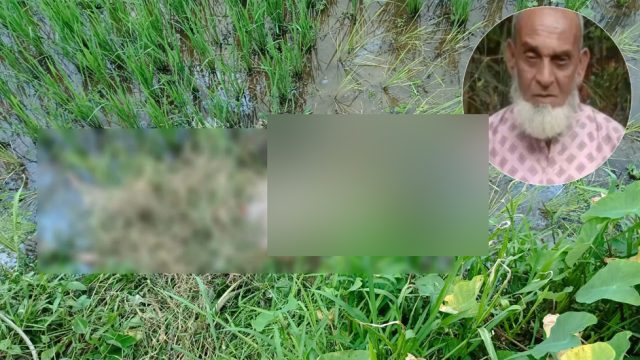 গোলাপগঞ্জে ঘাস দিয়ে ঢাকা ছিল আসিদ আলীর লা শ