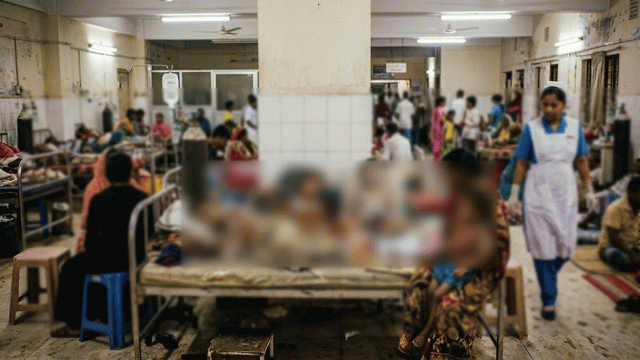 সিলেটে ঠাঁই নেই হাসপাতালে, এক সিটে দুই রোগী