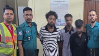 সিলেটে এয়ারপোর্ট থানা পুলিশ যে কারণে ধরল ৩ যুবককে